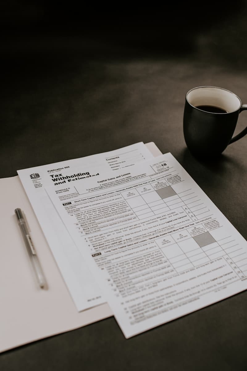 Employee reviewing salary slip document with earnings and deductions breakdown